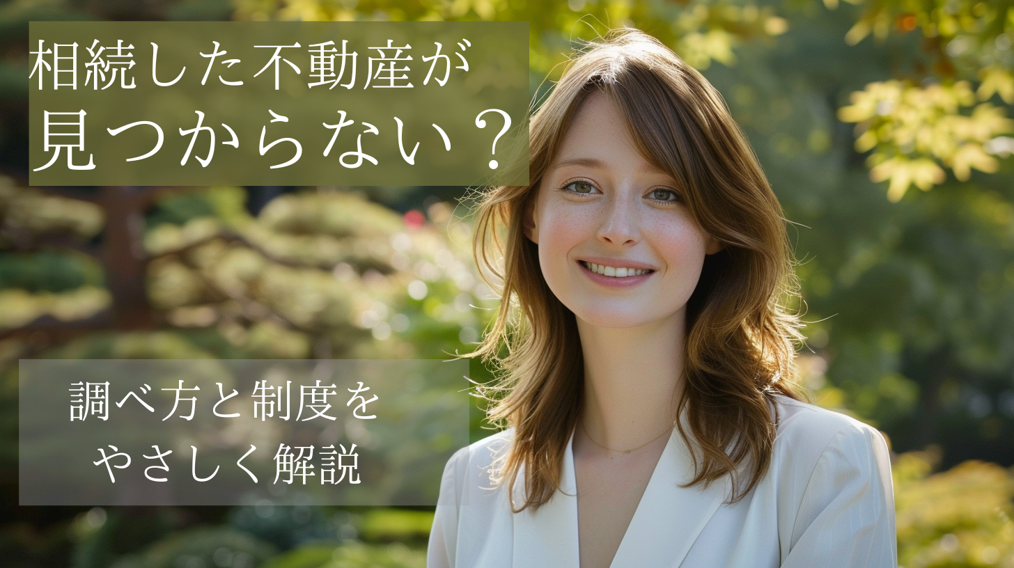 被相続人の不動産を調べる方法や所有不動産記録証明制度を解説するイメージ画像
