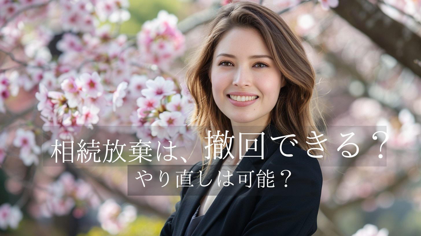 相続放棄の撤回ややり直しが可能かを解説するイメージ画像