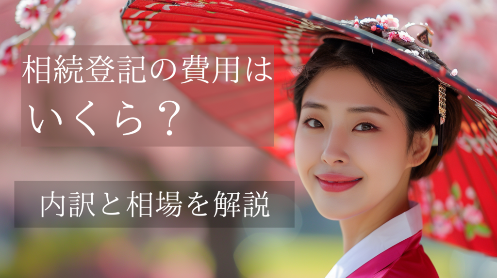 相続登記の費用や内訳について解説するイメージ画