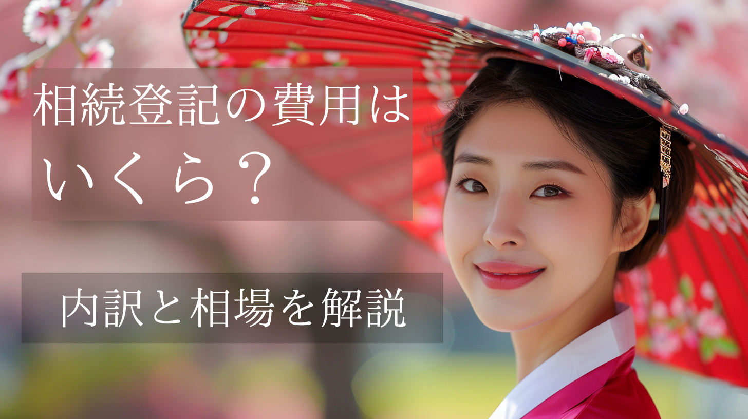 相続登記の費用や内訳について解説するイメージ画